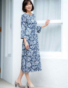 7分袖ワンピース