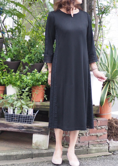 7分袖ワンピース