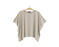 ポンチョ⾵プルオーバー