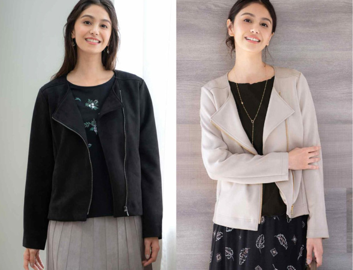 フェイクスウェードジャケット