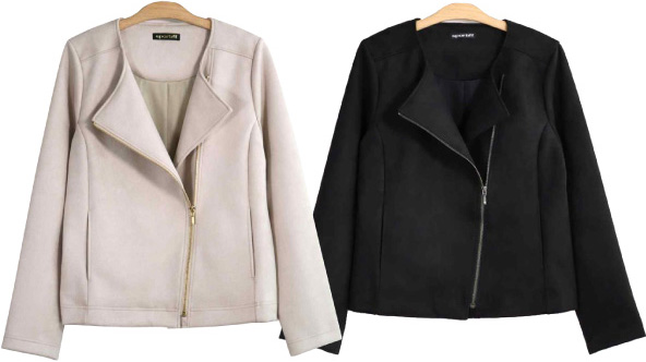 フェイクスウェードジャケット