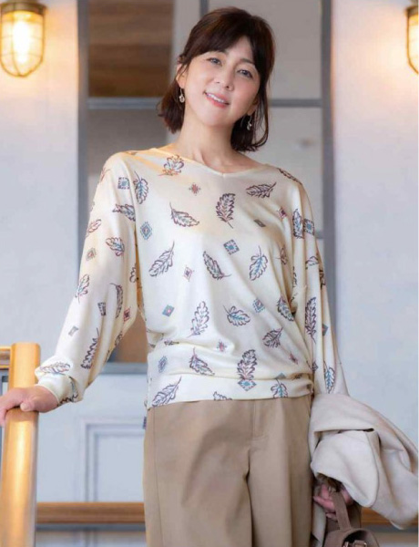 9分袖プルオーバー ¥16,280（税込）