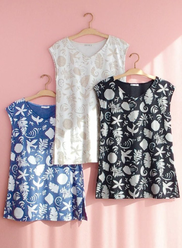 フレンチスリーブチュニック