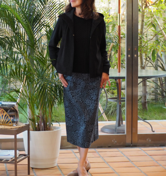 フード付ジレコーデ