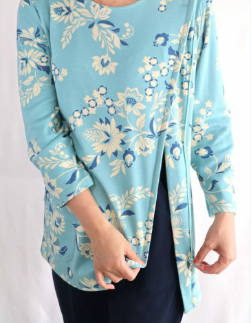 7分袖チュニック