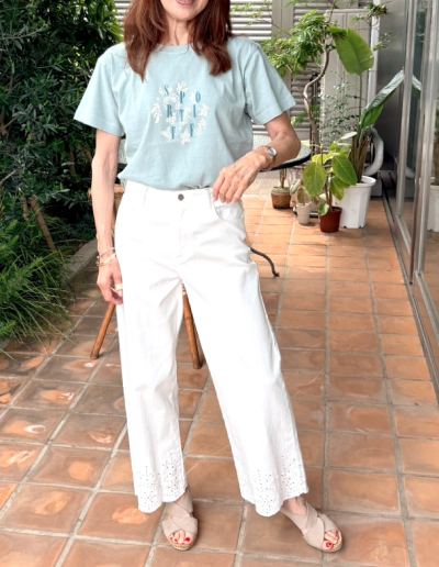 プリント半袖Tシャツ ¥8,800