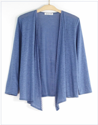 8分袖カーディガン