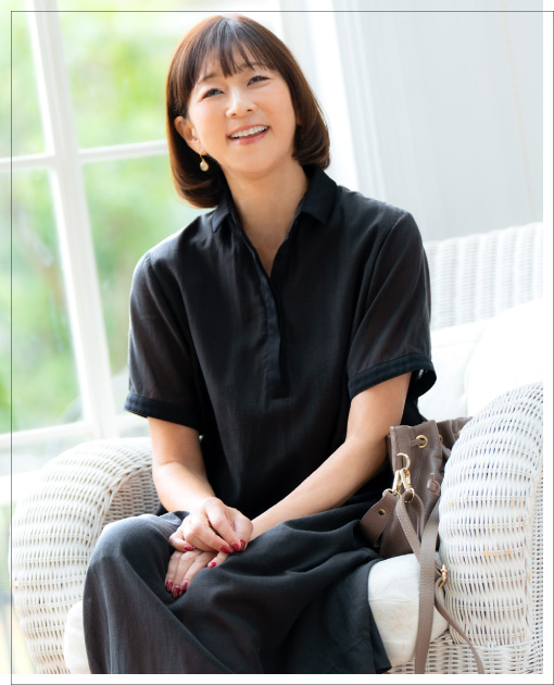 三浦りさ⼦さんプロデュース ⿇ワンピース¥49,500 [洗える・⿇100％・⽇本製]