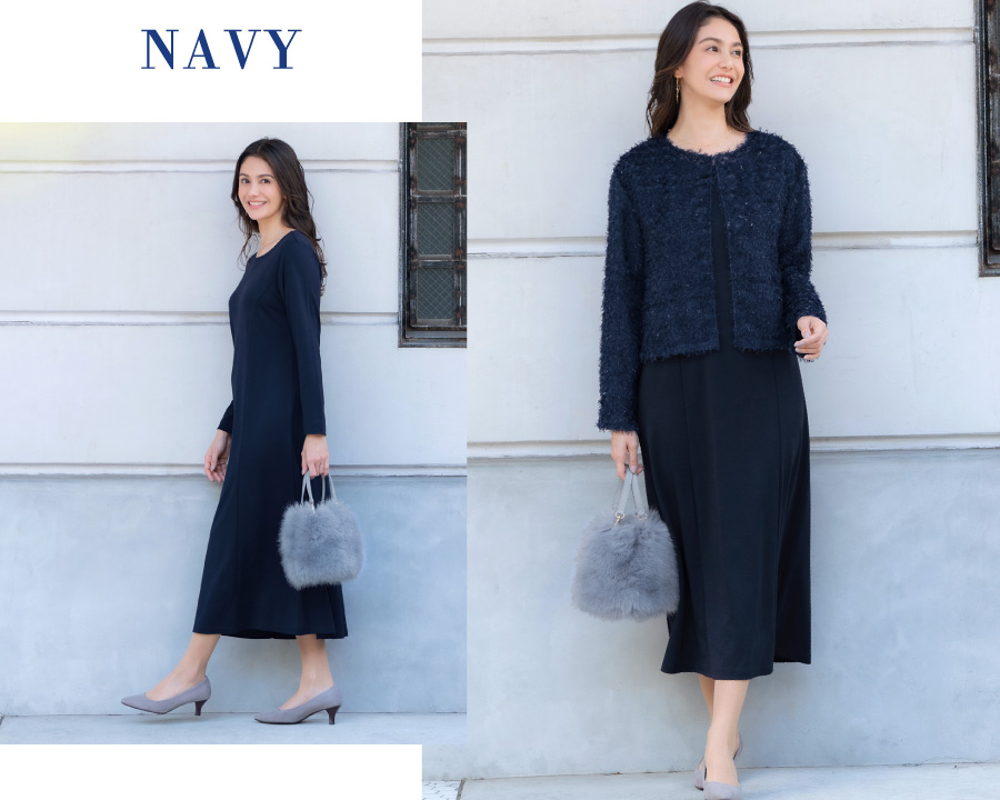 2WAYワンピース NAVY