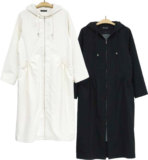 ライナー付フーデッドコート　¥39,600