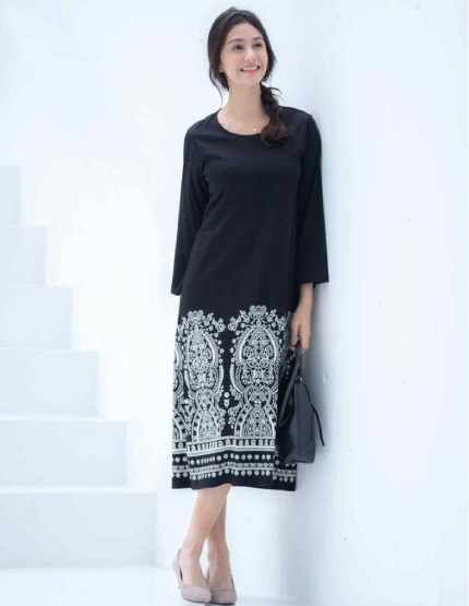 7分袖ワンピース