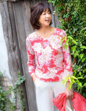 8分袖プルオーバー