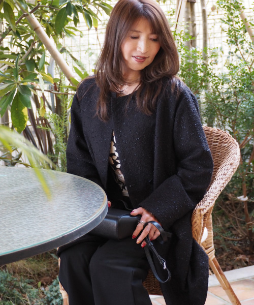 春の大人ツイードコート &yen;42,900