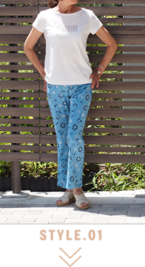 Style.01 Flower Pattern Pants