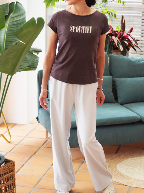 SPORTIFFロゴプリントTシャツ