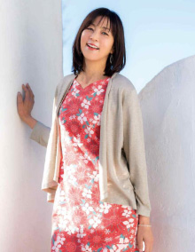 7分袖カーディガン