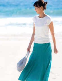 刺しゅう入半袖Tシャツ