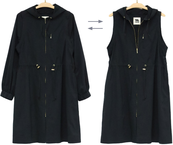 マルチWAY撥水コート¥49,500