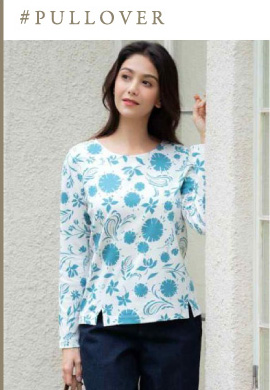 長袖プルオーバー