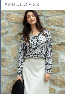 長袖プルオーバー