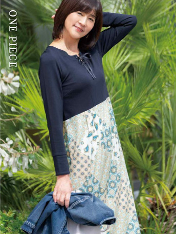 8分袖ワンピース23,980円