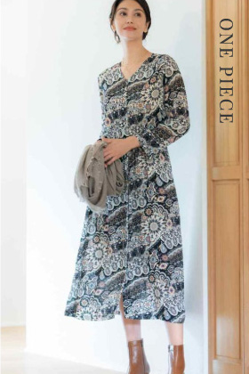 8分袖ワンピース28,380円