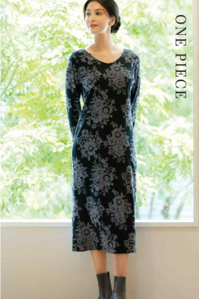 8分袖ワンピース19,580円