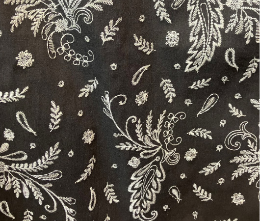 刺繍ペイズリー-EMBROIDERY PAISLEY-