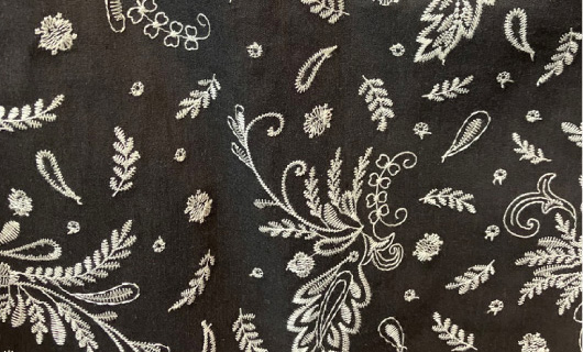 刺繍ペイズリー-EMBROIDERY PAISLEY-
