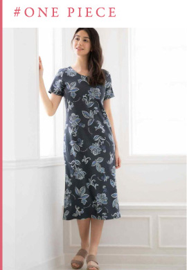 半袖ワンピース