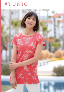 半袖チュニック
