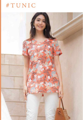半袖チュニック