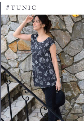 フレンチスリーブチュニック