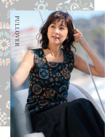 ノースリーブプルオーバー　14,080円 (税込)