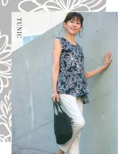 フレンチスリーブチュニック　17,380円 (税込)