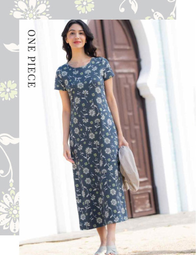 半袖ロングワンピース　18,480円 (税込)