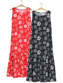 ノースリーブロングワンピース¥25,300