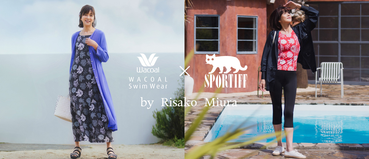【WACOAL SwimWear × SPORTIFF】by 三浦りさ⼦