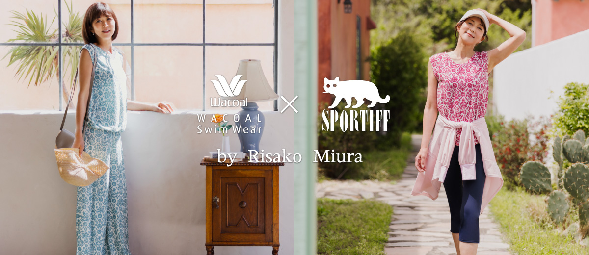【WACOAL SwimWear × SPORTIFF】by 三浦りさ⼦