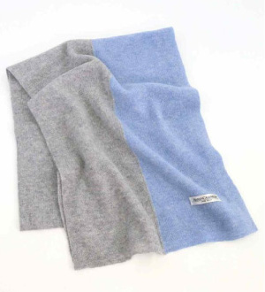 カシミヤニットマフラー ¥22,000