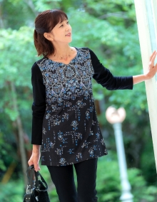 長袖チュニック