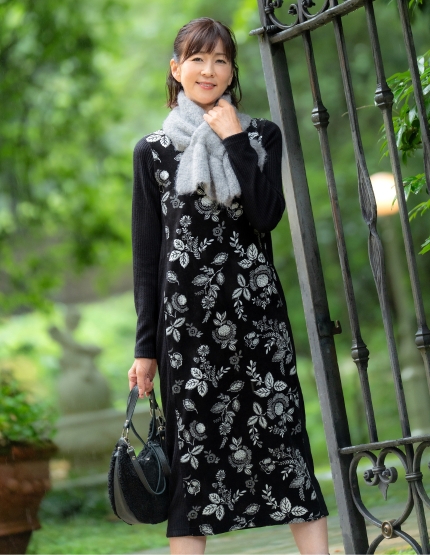 長袖ワンピース