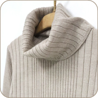カラーニットチュニック BEIGE