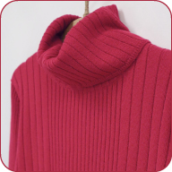 カラーニットチュニック RED