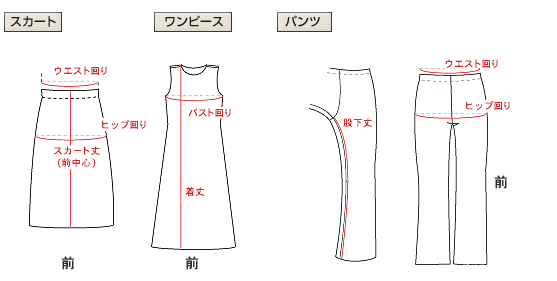 基準出来上がり寸法