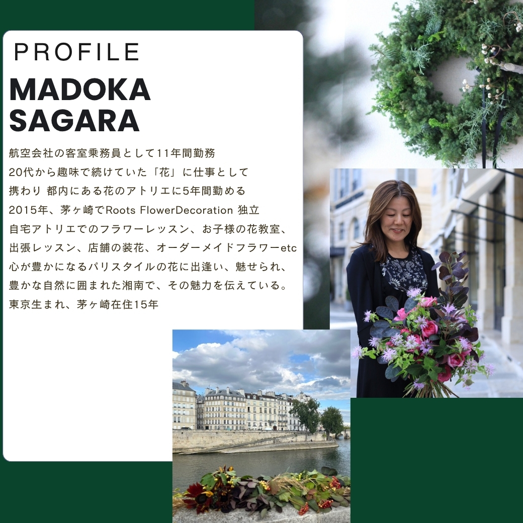 クリスマスリースmadoka
