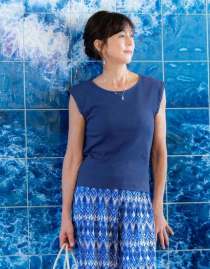 ノースリーブプルオーバー