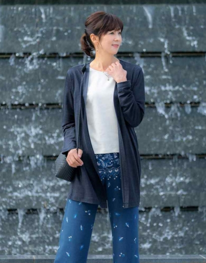 長袖カーディガン