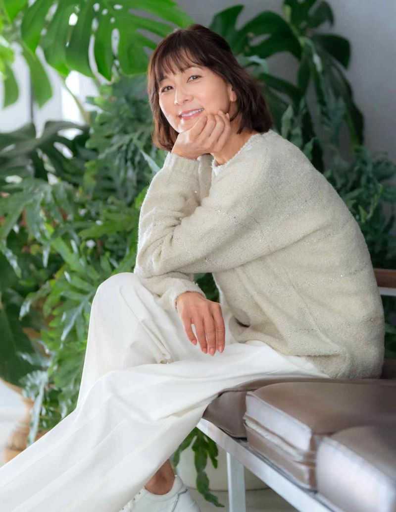 冬の美シルエットワイドパンツ