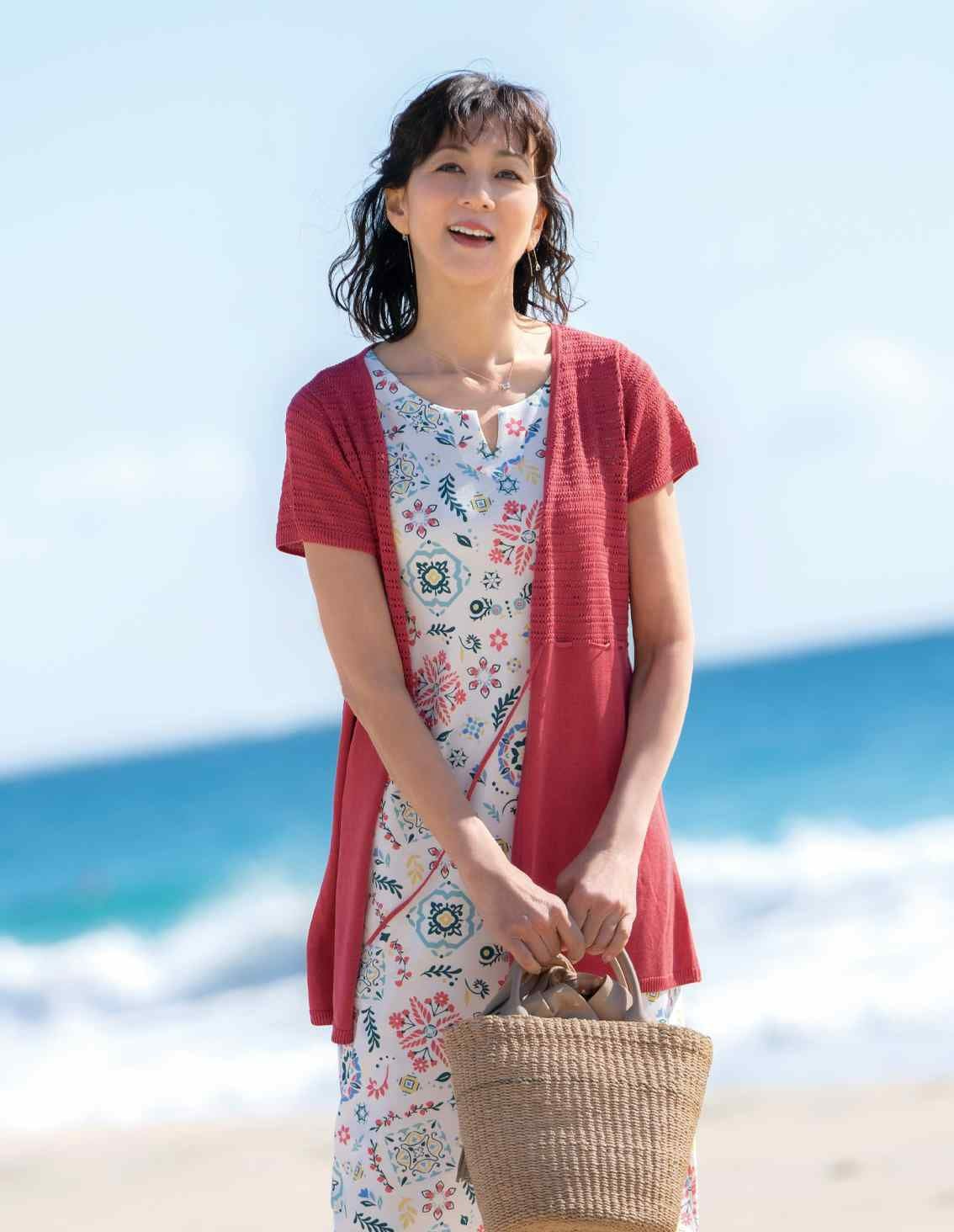 スリット入ノースリーブロングワンピース | 最新夏コレクション | 40代